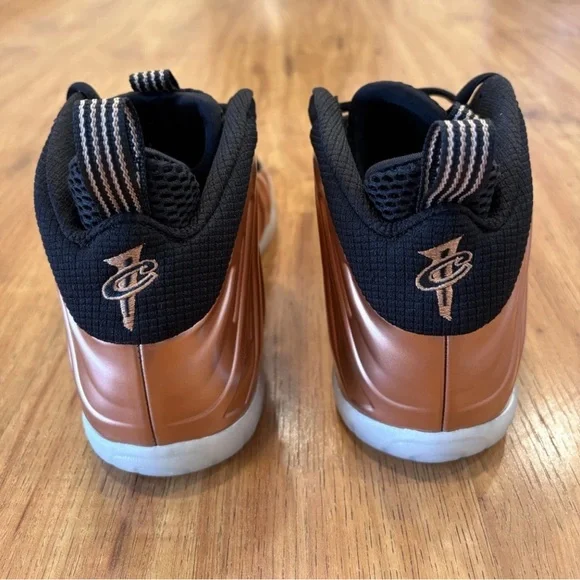 Nike Little Posite One Metallic Copper/Black FZ0990-800 GS Boys Size 5.5 Youth